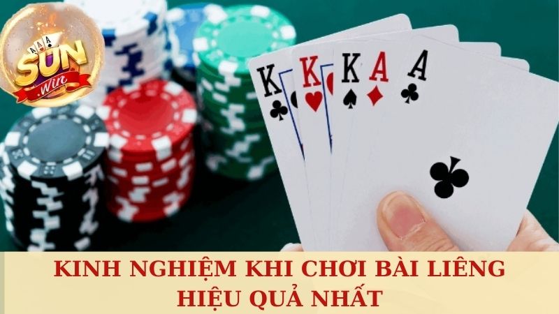 Kinh nghiệm khi chơi bài Liêng hiệu quả nhất